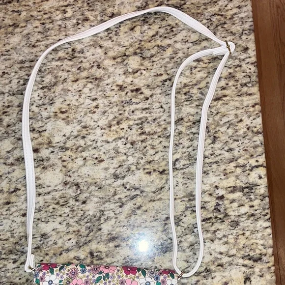 Juicy Couture Multicolor Floral Crossbody Wallet Purse Adjustable Strap New - Picture 10 of 14